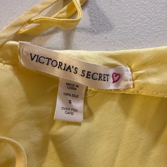 VTG Victoria’s Secret Silk Small Slip Dress Chemise Nightgown Adjustable Straps - Picture 6 of 9